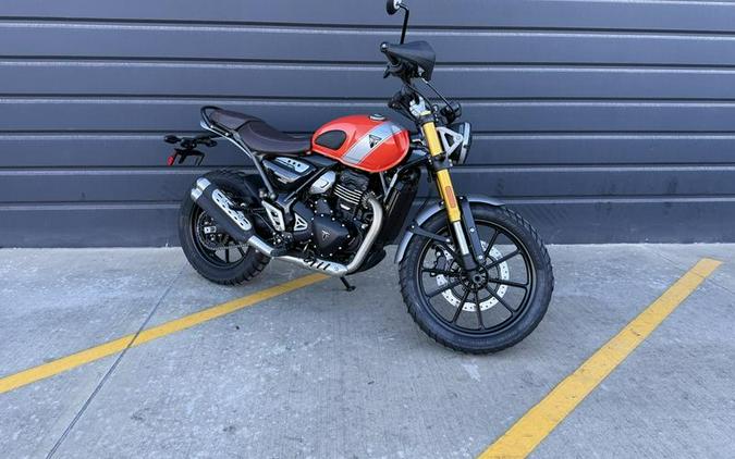 2026 Triumph Scrambler 400 X Baja Orange/Aluminium