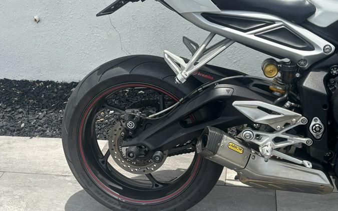2019 Triumph Street Triple RS Crystal White