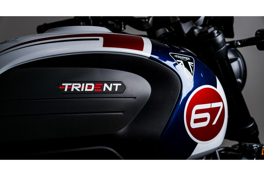 2025 Triumph Trident 660 Triple Tribute Edition