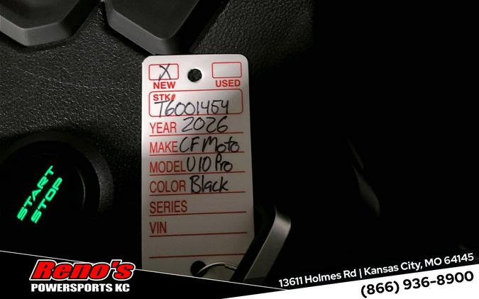 2026 CFMOTO UFORCE U10 Pro