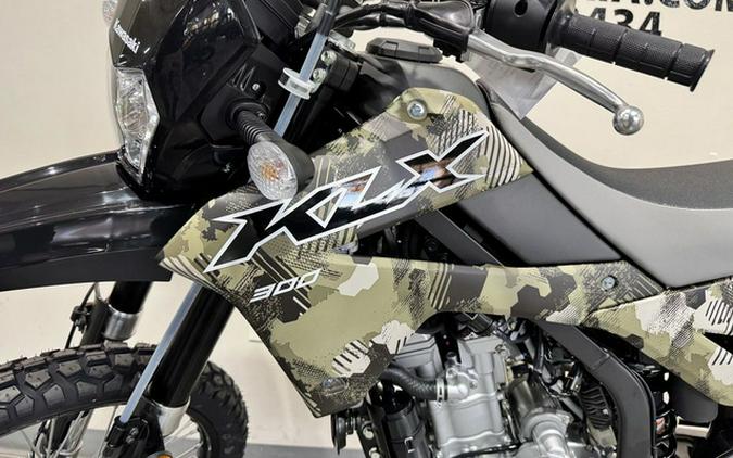 2026 Kawasaki KLX300 Cypher Camo Beige