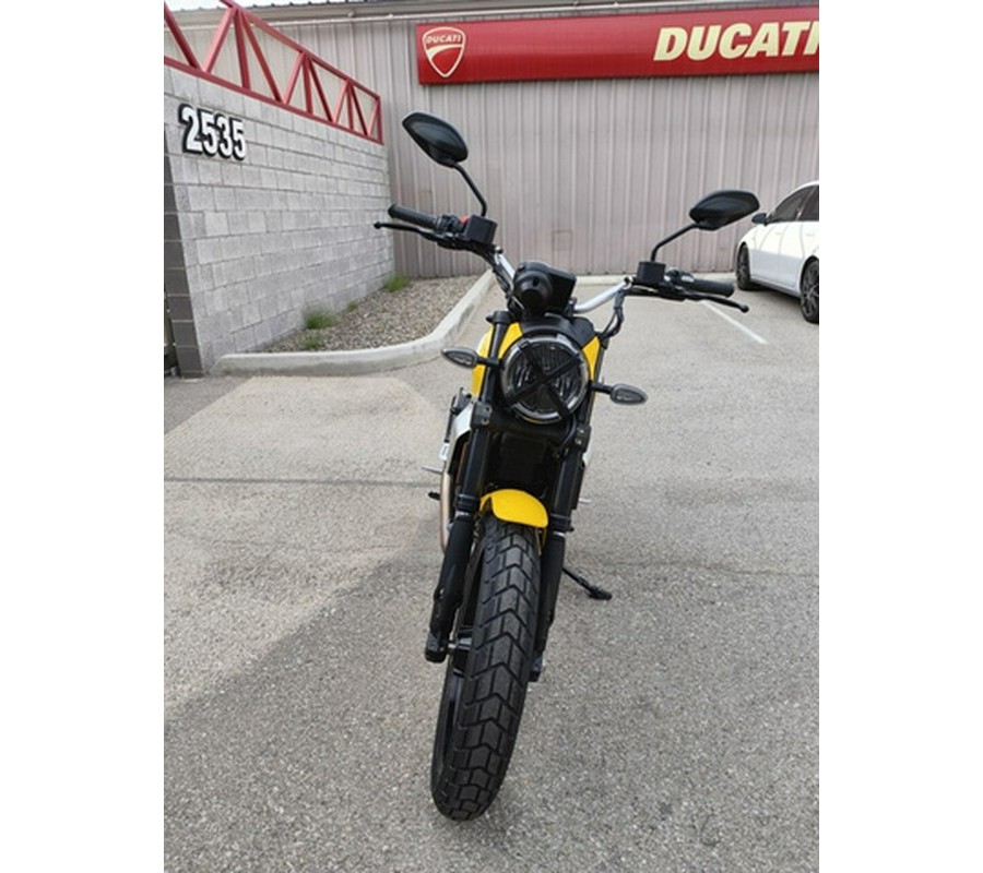 2025 Ducati Scrambler Icon 62 Yellow Demo