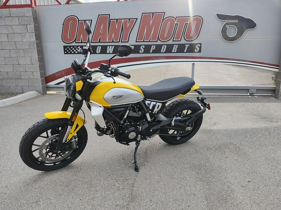 2025 Ducati Scrambler Icon 62 Yellow Demo