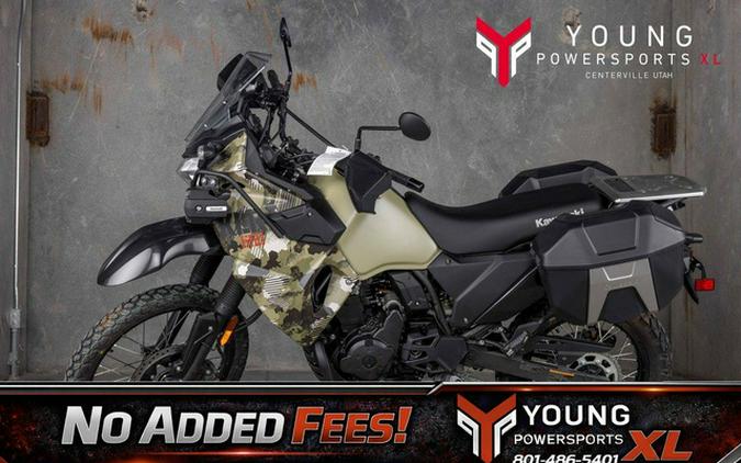 2025 Kawasaki KLR650 Adventure ABS Cypher Camo Beige ABS