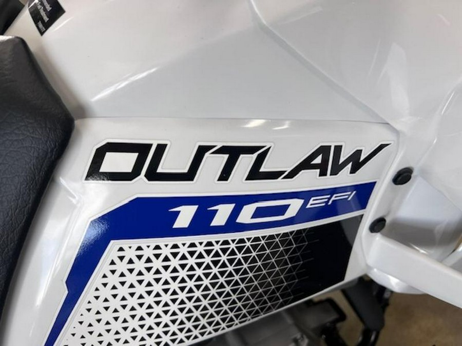 2024 Polaris® OUTLAW 110 EFI - WHITE / BLUE