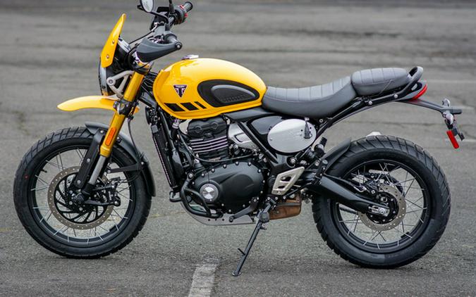 2026 Triumph Scrambler 400 XC Racing Yellow
