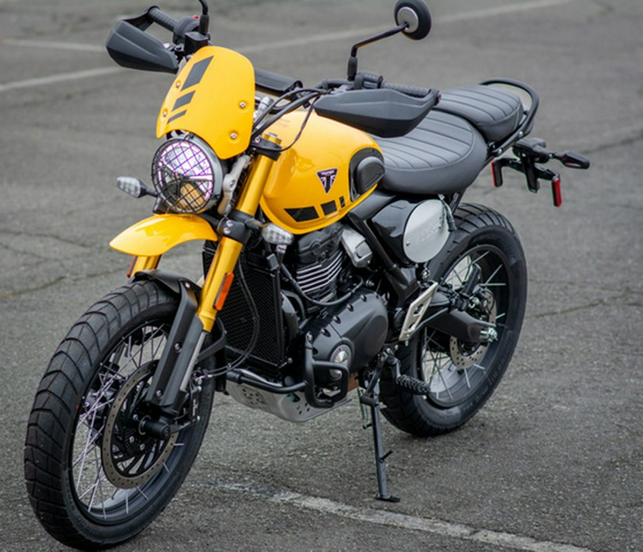2026 Triumph Scrambler 400 XC Racing Yellow