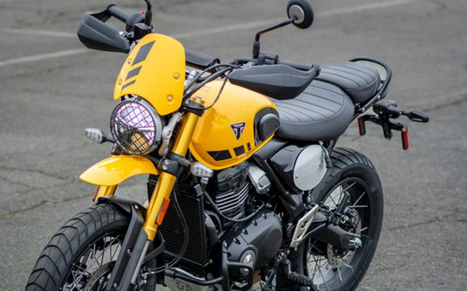 2026 Triumph Scrambler 400 XC Racing Yellow