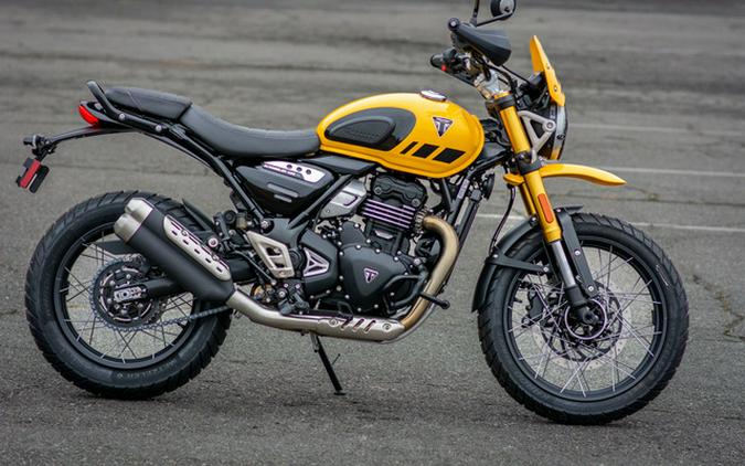 2026 Triumph Scrambler 400 XC Racing Yellow