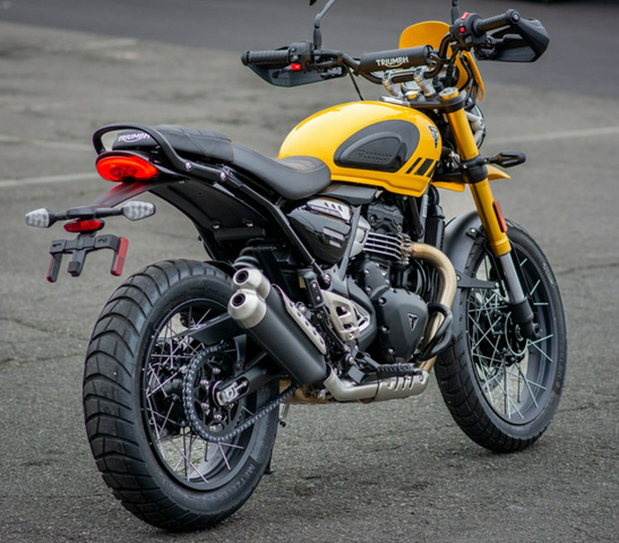 2026 Triumph Scrambler 400 XC Racing Yellow