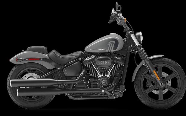 2024 Harley-Davidson Street Bob 114 Billiard Gray - Black Finish