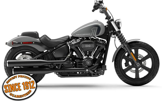 2024 Harley-Davidson Street Bob 114 Billiard Gray - Black Finish