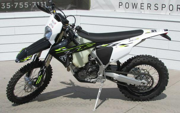 2026 Triumph TF 450-E Jet Black/Pure White