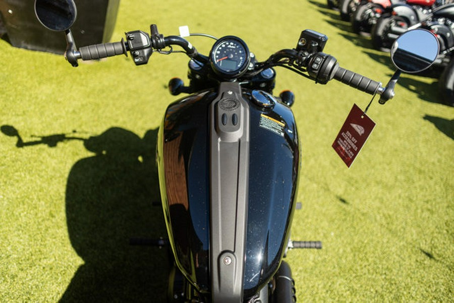 2025 Indian SCOUT BOBBER LTD, BLACK METALLIC 49ST Limited
