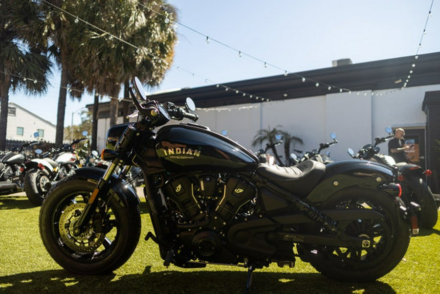 2025 Indian SCOUT BOBBER LTD, BLACK METALLIC 49ST Limited