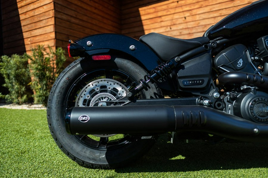 2025 Indian SCOUT BOBBER LTD, BLACK METALLIC 49ST Limited