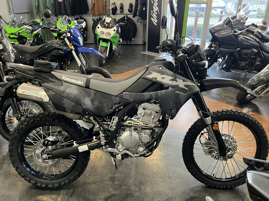 2024 Kawasaki KLX®300 Cypher Camo Gray