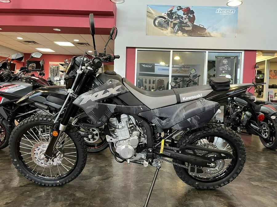 2024 Kawasaki KLX®300 Cypher Camo Gray