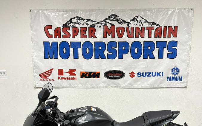 2026 Honda CBR650R E-Clutch Matte Black Metallic - H0676