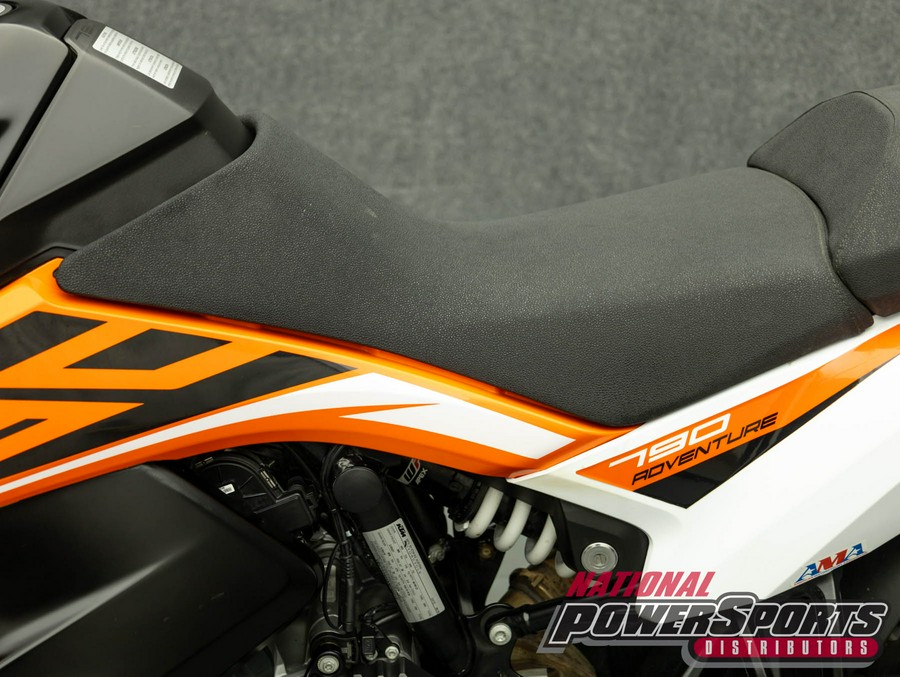 2019 KTM 790 ADVENTURE W/ABS