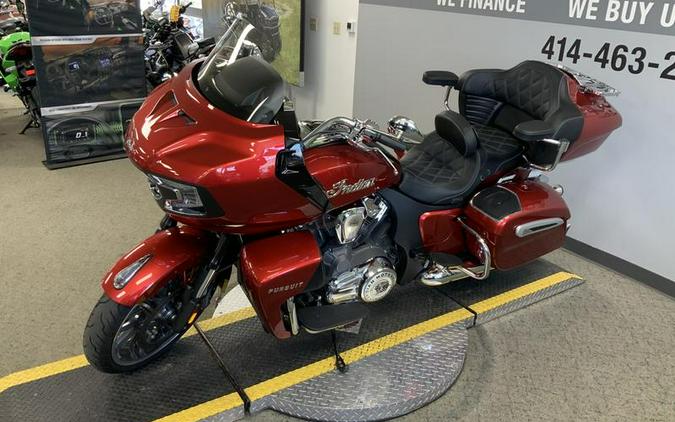 2024 Indian Motorcycle® Pursuit® Limited® with PowerBand Audio Package Sunset Red Metallic