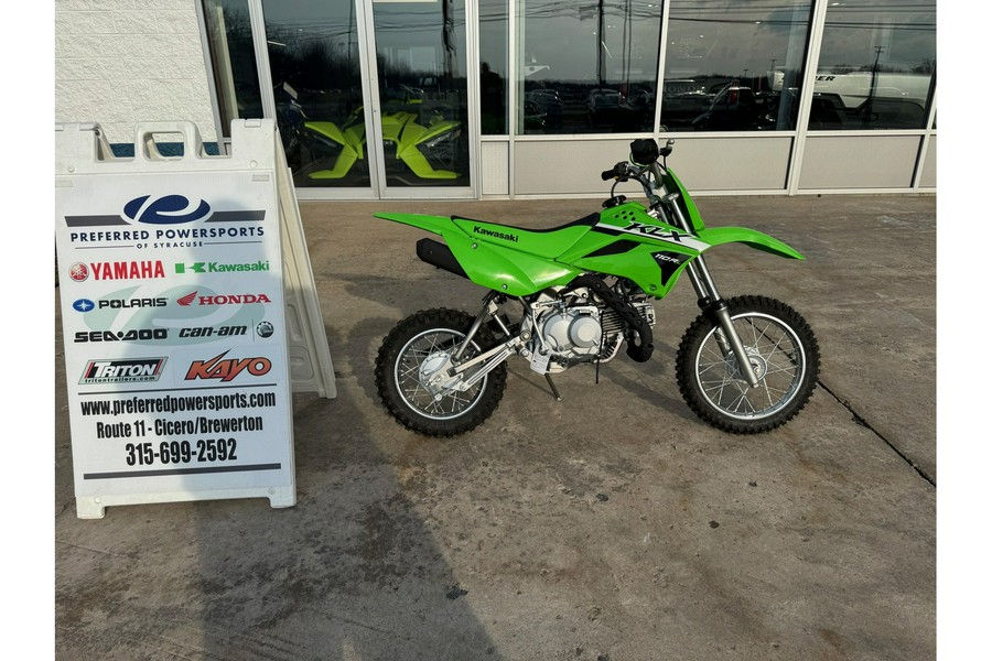 2024 Kawasaki KLX 110R L Lime Green