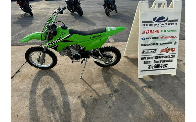 2024 Kawasaki KLX 110R L Lime Green