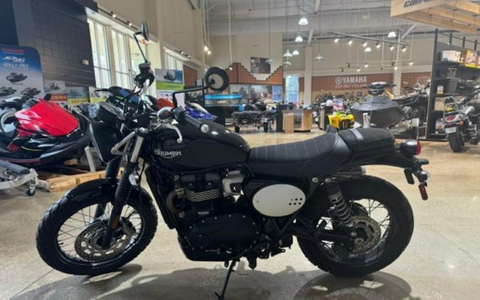 2022 Triumph Street Scrambler Jet Black