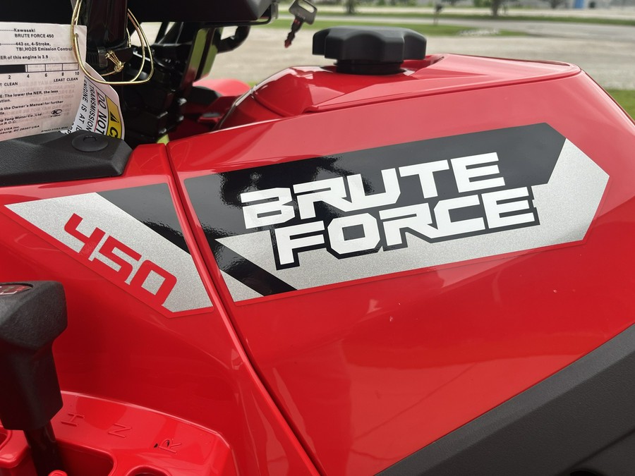 2026 KAWASAKI BRUTE FORCE 450 4X4 Firecracker Red - B181573