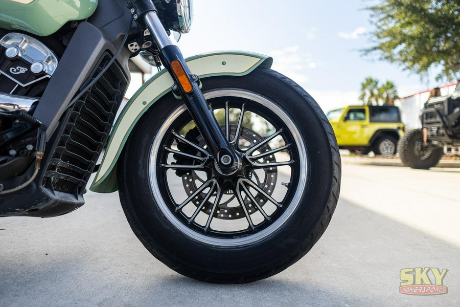 2018 Indian Motorcycle SCOUT ABS WILLOW GREENCREAM GOLD 49ST Base