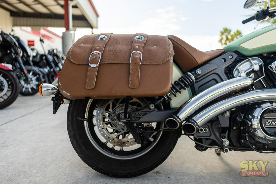 2018 Indian Motorcycle SCOUT ABS WILLOW GREENCREAM GOLD 49ST Base