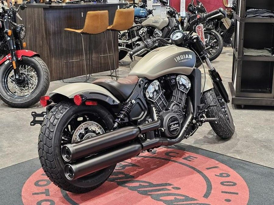 2024 Indian Motorcycle® Scout® Bobber ABS Silver Quartz Smoke