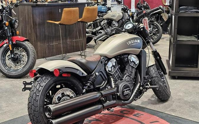 2024 Indian Motorcycle® Scout® Bobber ABS Silver Quartz Smoke