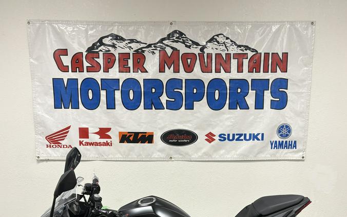 2026 Kawasaki NINJA 500 Metallic Flat Spark Black/Metallic Spark Black - K0233