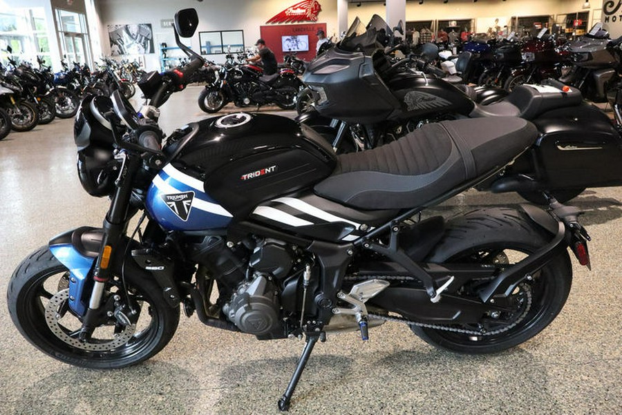 2025 Triumph Trident 660 Cobalt Blue/Sapphire Black