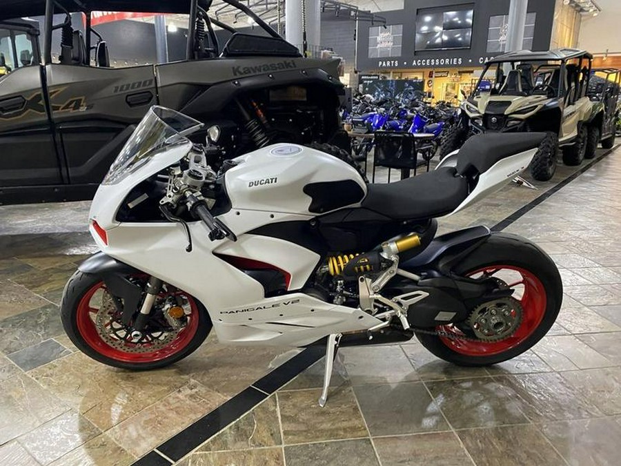 2021 Ducati Panigale V2 White Rosso Livery