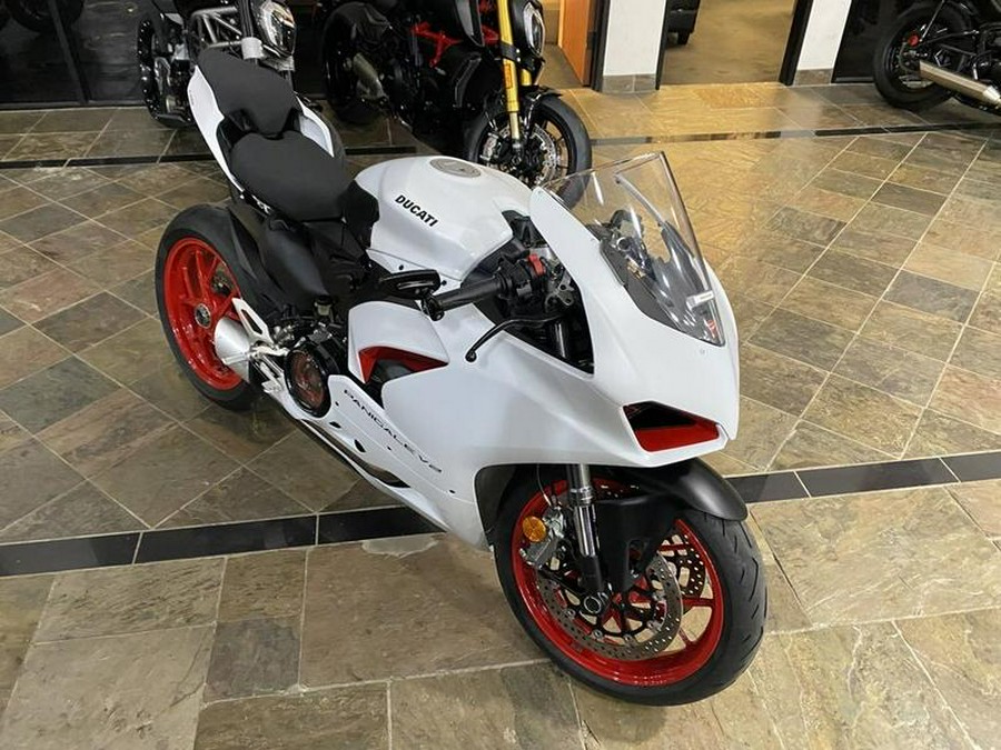 2021 Ducati Panigale V2 White Rosso Livery