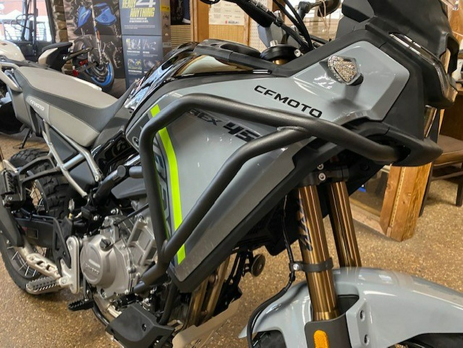 2026 CFMOTO IBEX 450 TUNDRA GRAY WITH RALLY SEAT TALL & UPPER ENGINE GUARDS