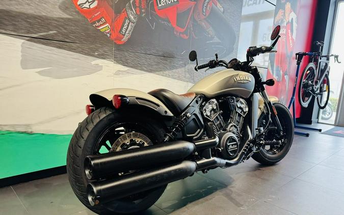 2023 Indian Motorcycle® Scout® Bobber ABS Silver Quartz Smoke