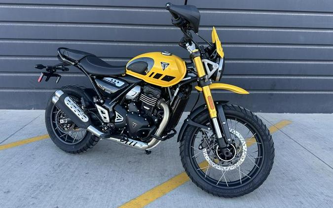 2026 Triumph Scrambler 400 XC Racing Yellow