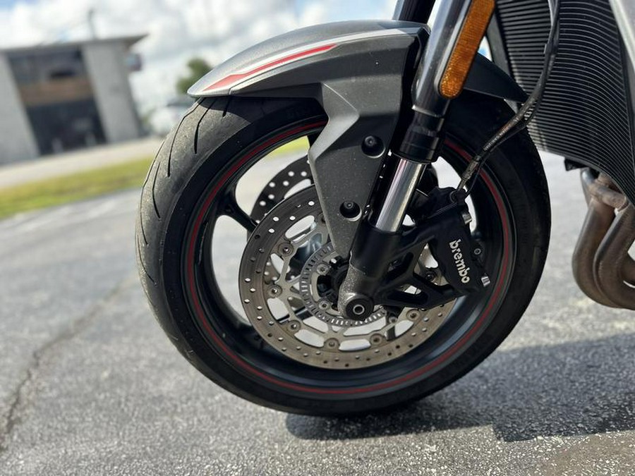 2021 Triumph Street Triple R Low Matte Silver Ice