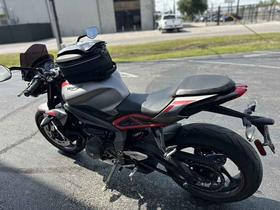 2021 Triumph Street Triple R Low Matte Silver Ice