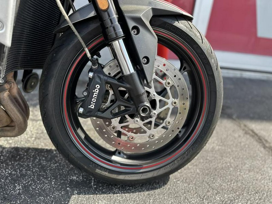 2021 Triumph Street Triple R Low Matte Silver Ice