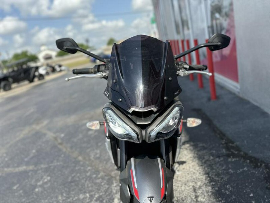 2021 Triumph Street Triple R Low Matte Silver Ice
