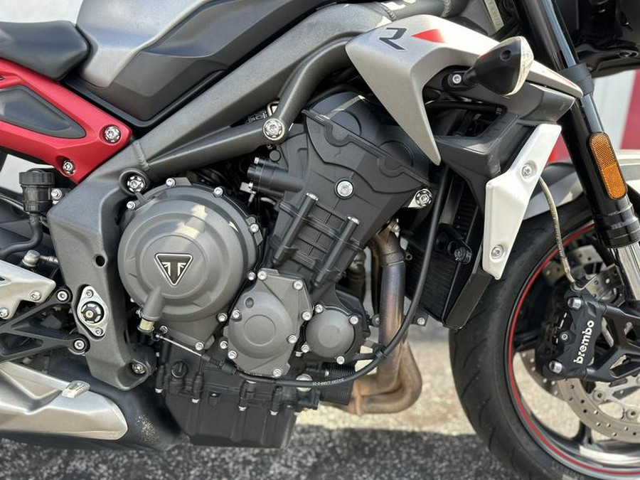2021 Triumph Street Triple R Low Matte Silver Ice