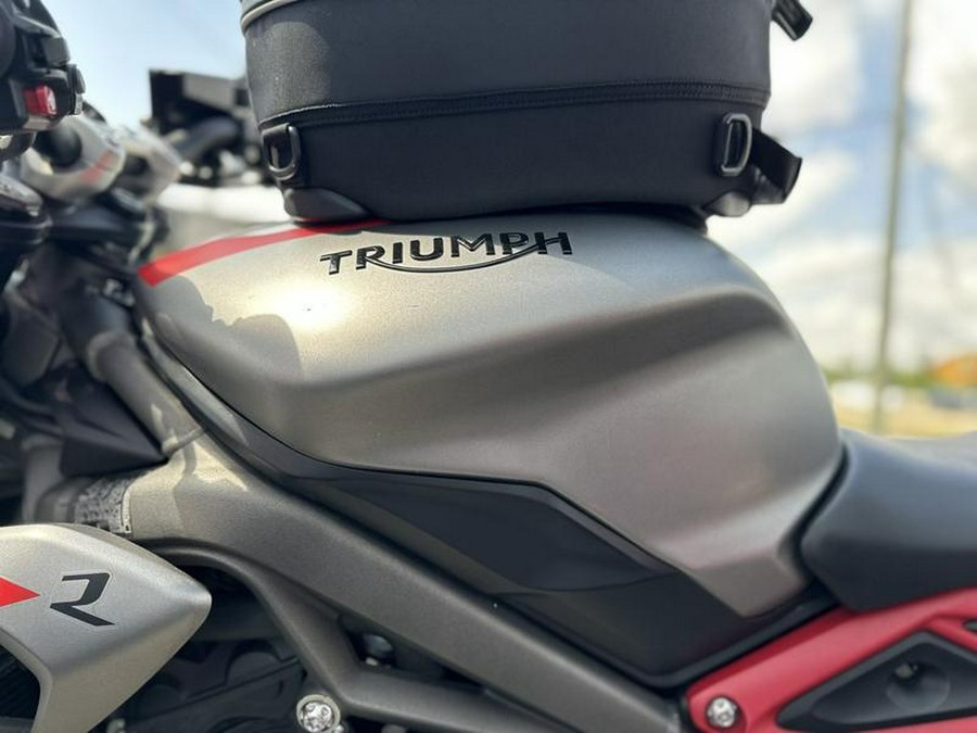 2021 Triumph Street Triple R Low Matte Silver Ice
