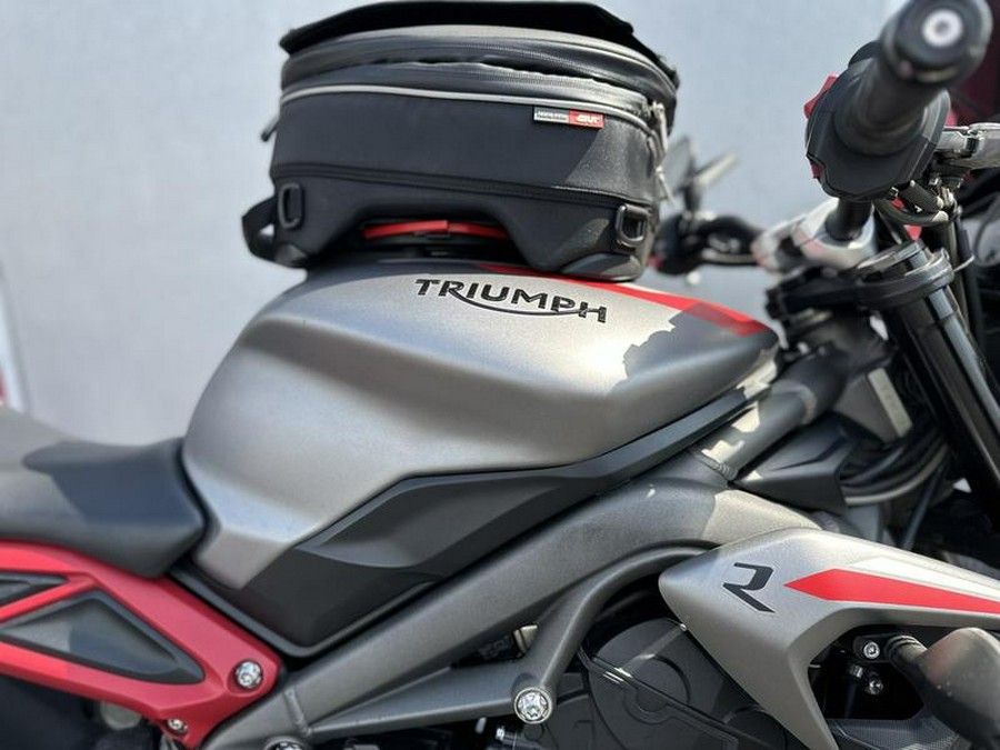 2021 Triumph Street Triple R Low Matte Silver Ice