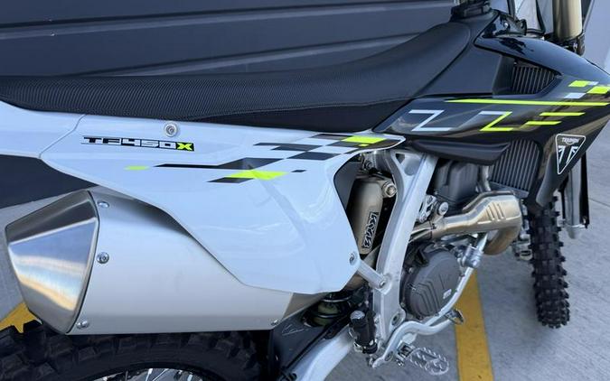 2026 Triumph TF 450-X Jet Black/Pure White