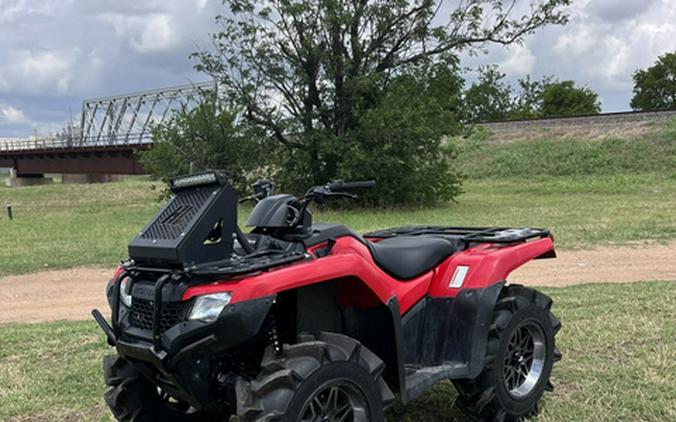 2024 Honda Fourtrax Rancher 4X4 Red
