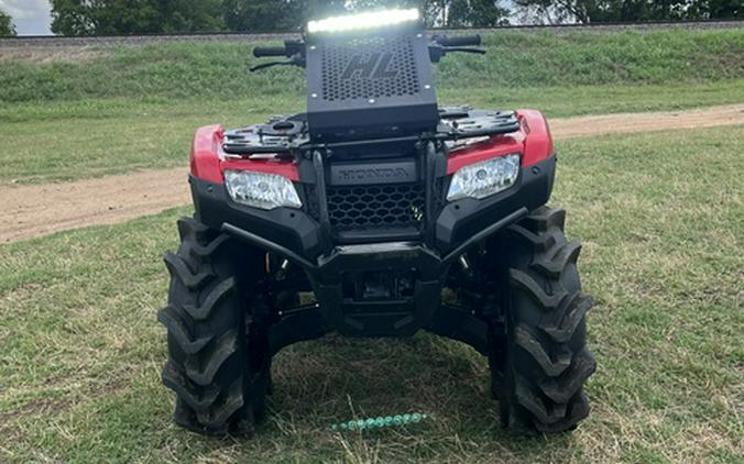 2024 Honda Fourtrax Rancher 4X4 Red